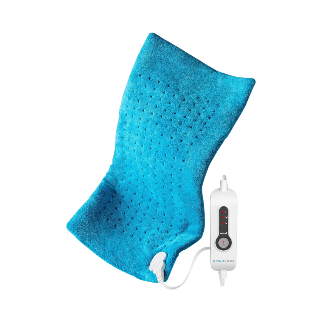 Mighty Bliss Electric Heating Pad Large for Body Relief, 12" x 24" (NO MANUAL)