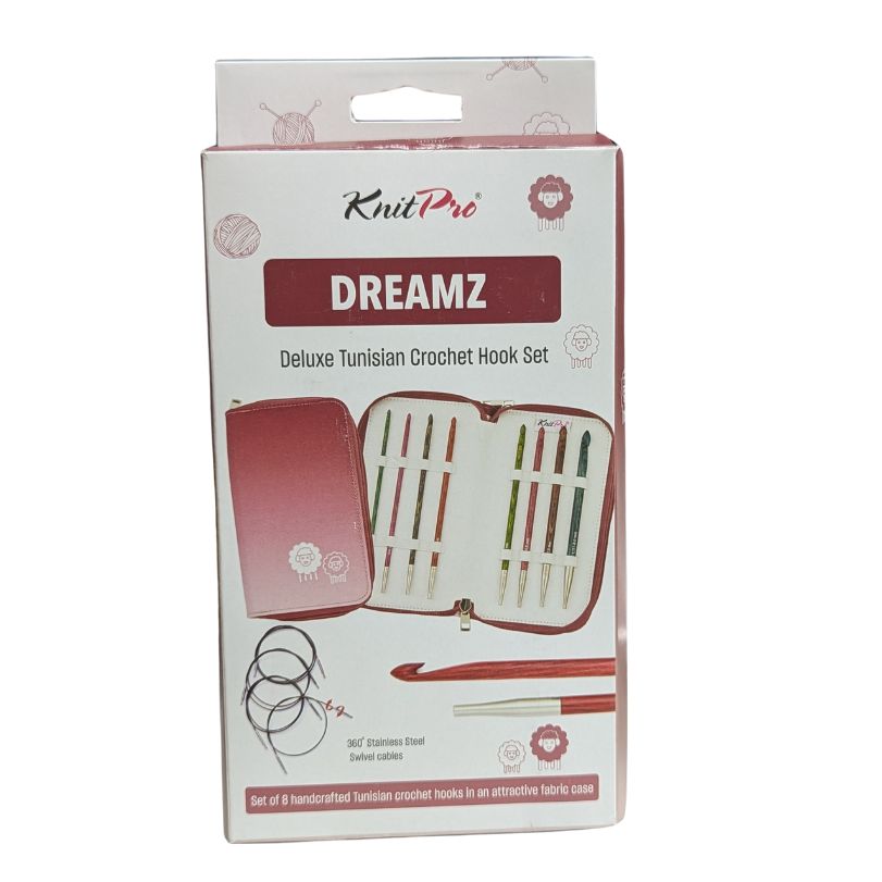KnitPro Dreamz Deluxe Tunisian Crochet Hook Set - (200650)