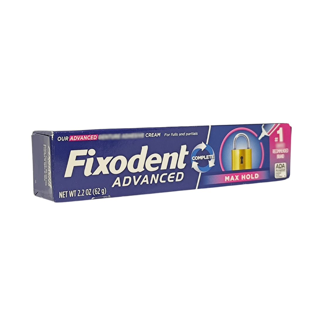 Fixodent Advanced Complete Max Hold Cream, 2.2 oz. / 62 g