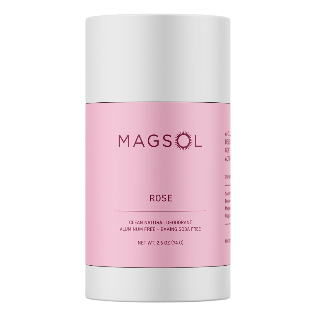 Magsol Clean Natural Deodorant Rose, 2.6 oz / 74 g