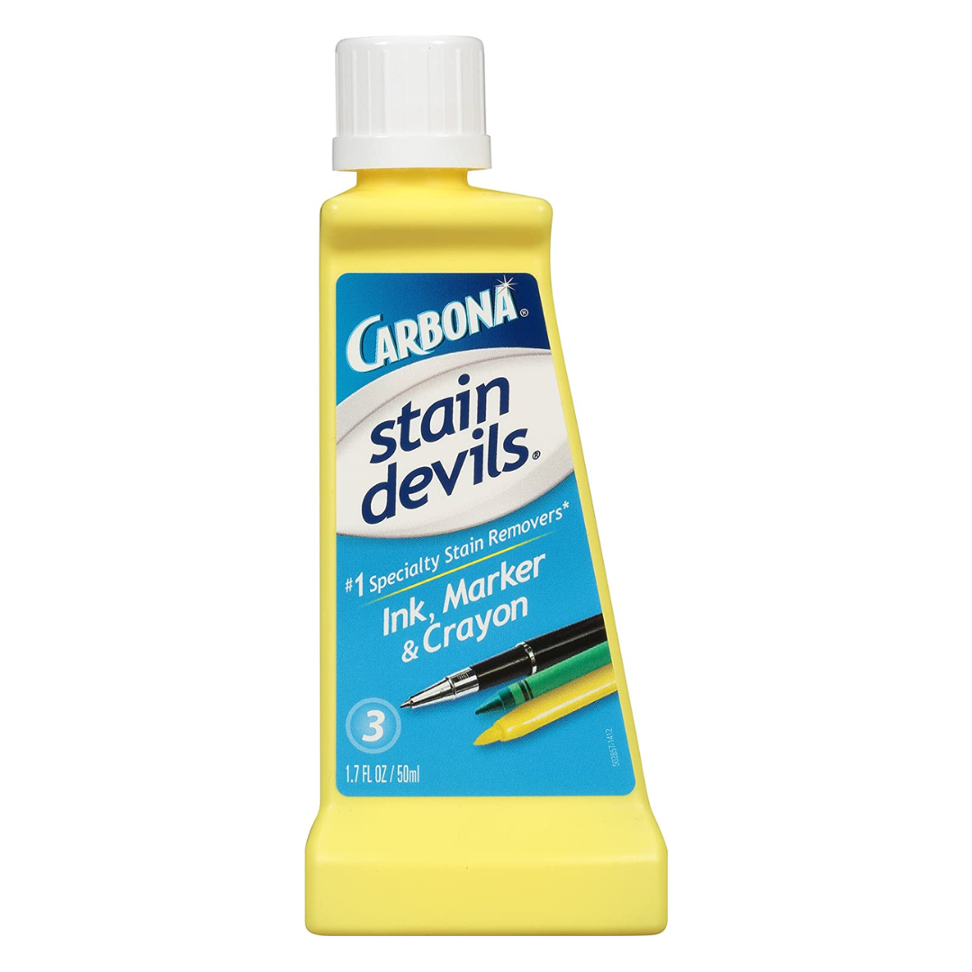 Carbona Stain Devils Ink, Marker & Crayon Remover, 1.7 oz / 50 ml