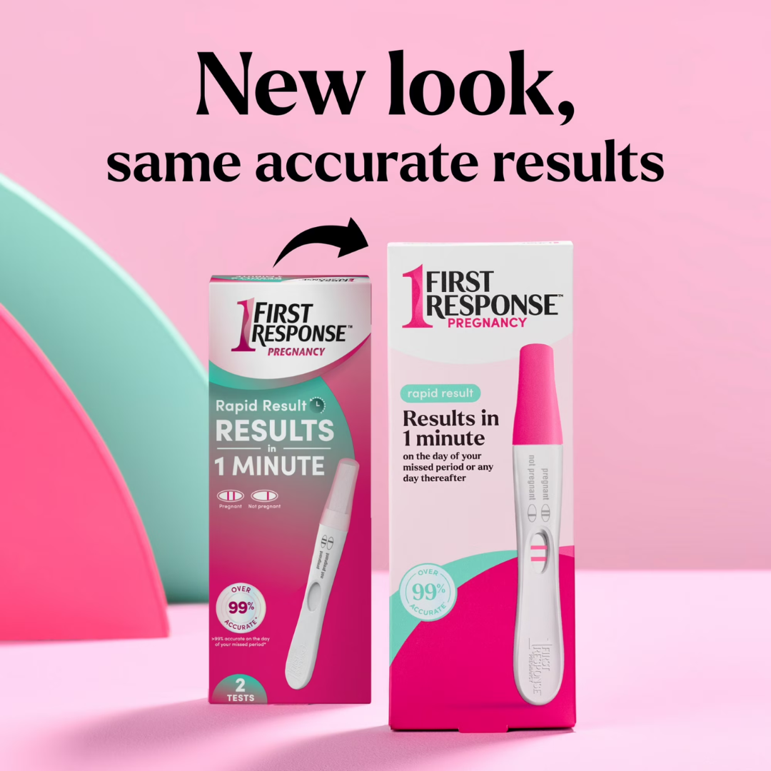 First Response Pregnancy Rapid Result in 1 Minute, 2 Test