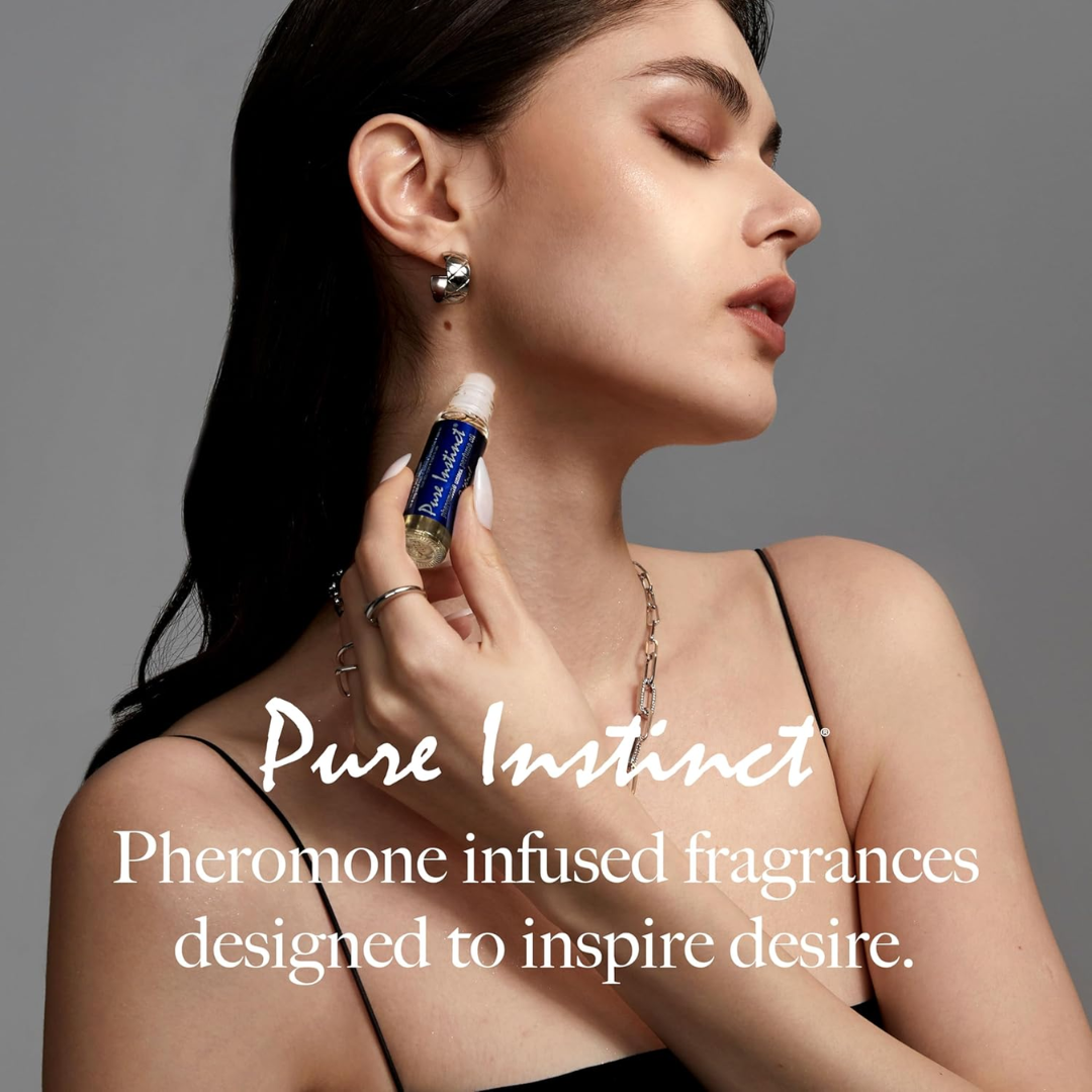 Pure Instinct Roll-On Original Pheromone Infused Perfume Oil, 0.34 oz / 10.2 ml