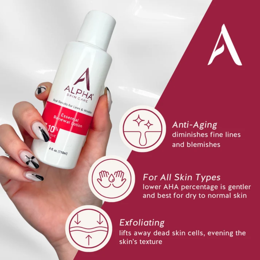 Alpha Skin Care Essential Renewal Lotion, 4 oz / 118 ml (NO BOX)