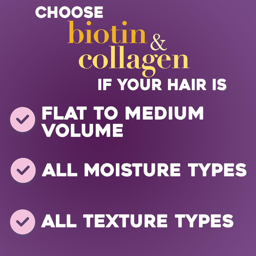 OGX Thick & Full + Biotin & Collagen Shampoo, 750 ml / 25.4 oz