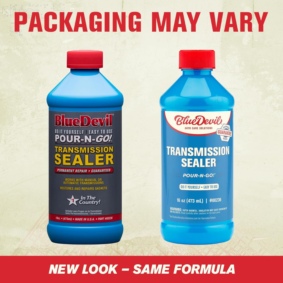 BlueDevil Transmission Sealer Pour-n-Go, 16 oz / 473 ml (00236)