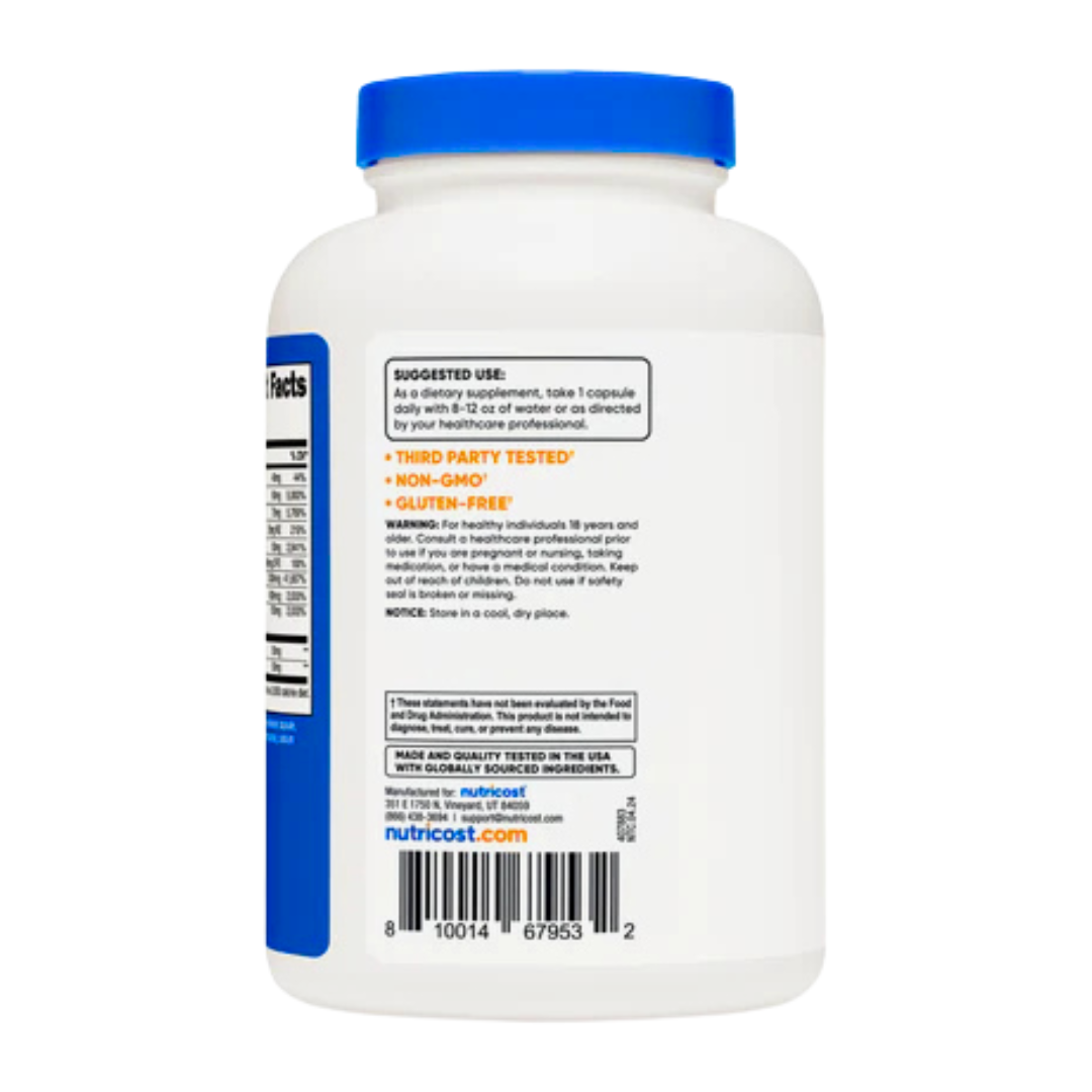 Nutricost Vitamin B Complex 462mg Supplement 120 Capsules