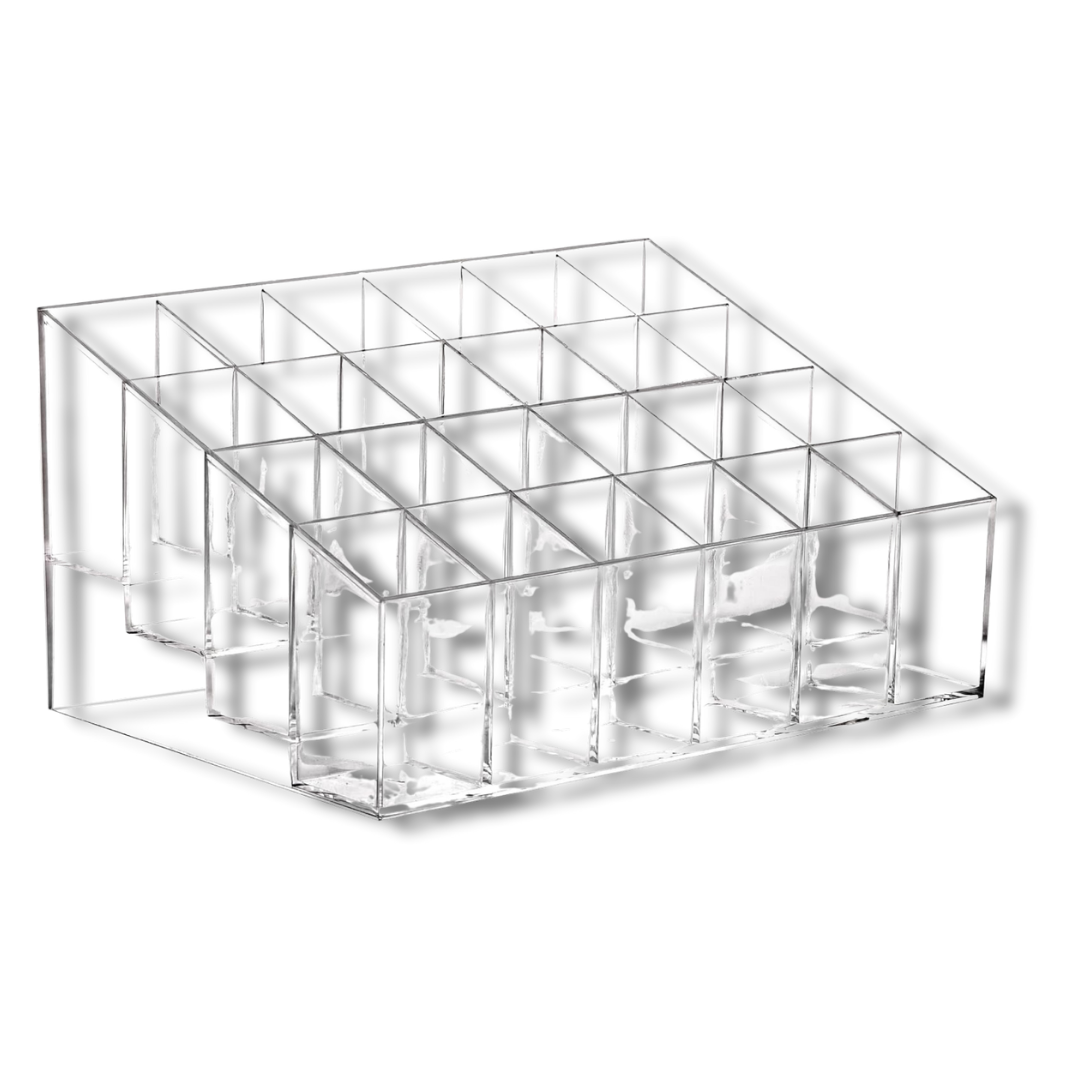 Acrylic Lipstick Organizer 24 Slots by Honest Tools