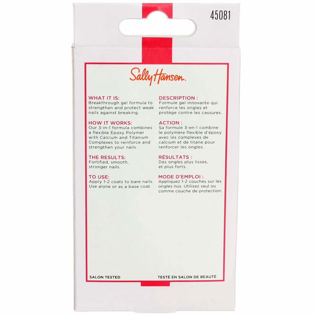 Sally Hansen Triple Strong 3-in-1 Gel Protection  0.45 fl oz/ 13.3 ml