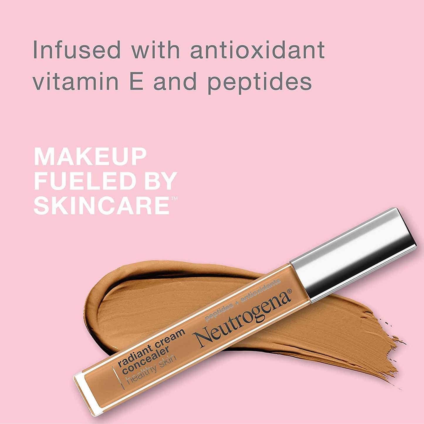 Neutrogena Radiant Cream Concealer Healthy Skin Peptides + Antioxidants 0.24Fl. Oz.  (7.1mL)
