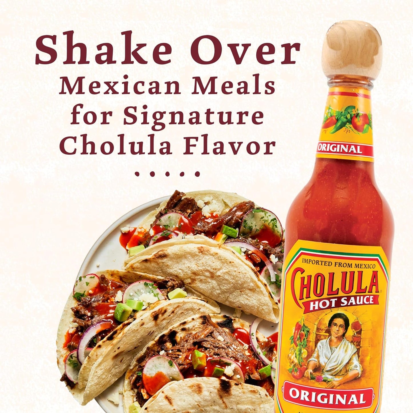 Cholula Hot Sauce Naturally Flavored, 150 ml / 5 fl. oz