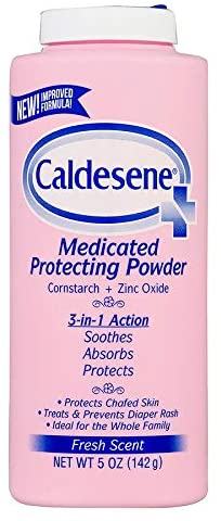 Caldesene Medicated Protecting Powder + Zinc Oxide 3-in-1 Action, 5 oz. / 142 g
