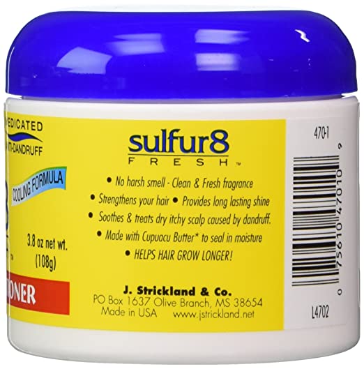 Sulfur8 Fresh Medicated Hair & Scalp Conditioner, 3.8 oz | 1 Count