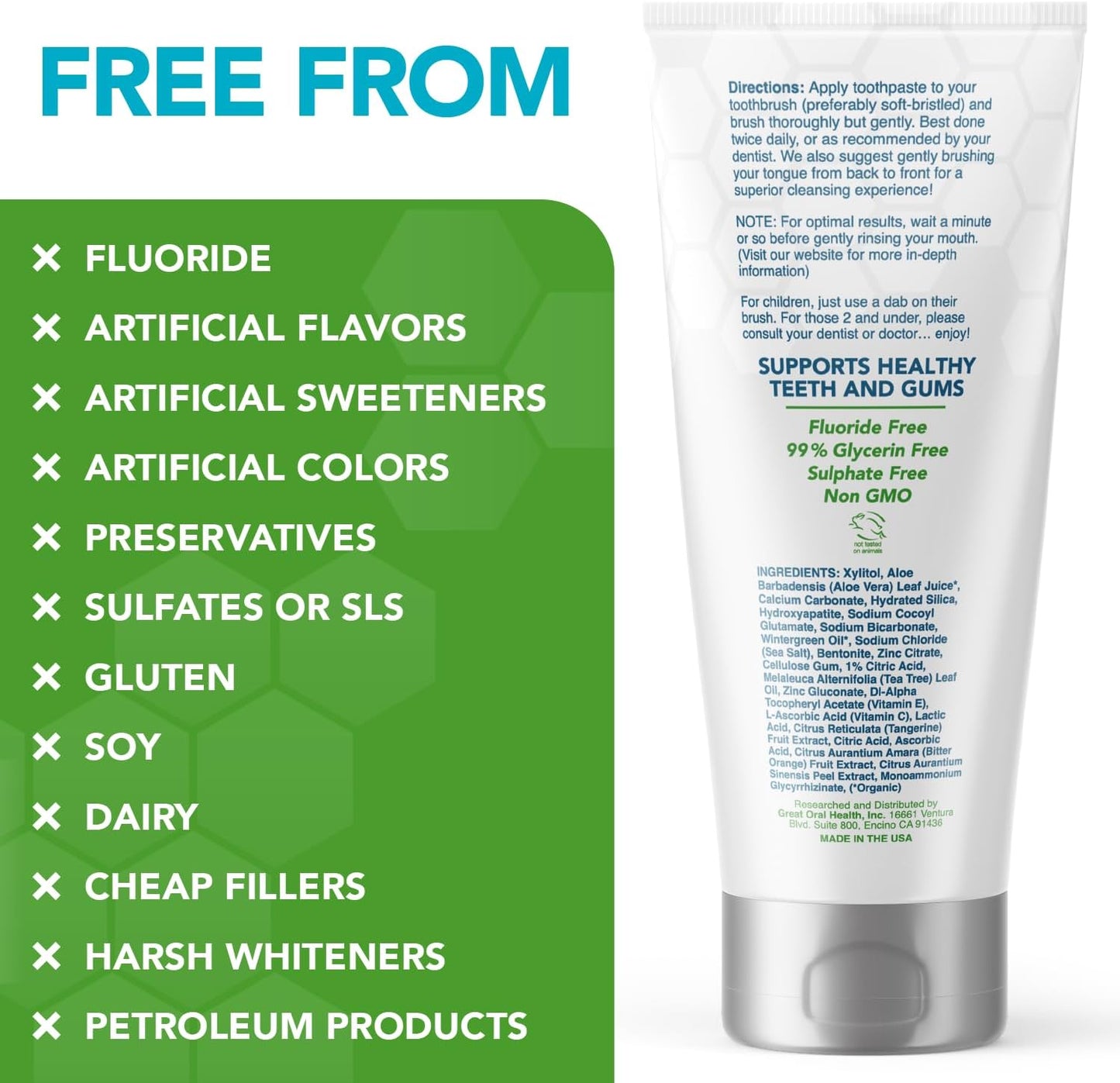 Great Oral Health Pro-Mineralizer Toothpaste Wintermint, 113 g / 4 oz.