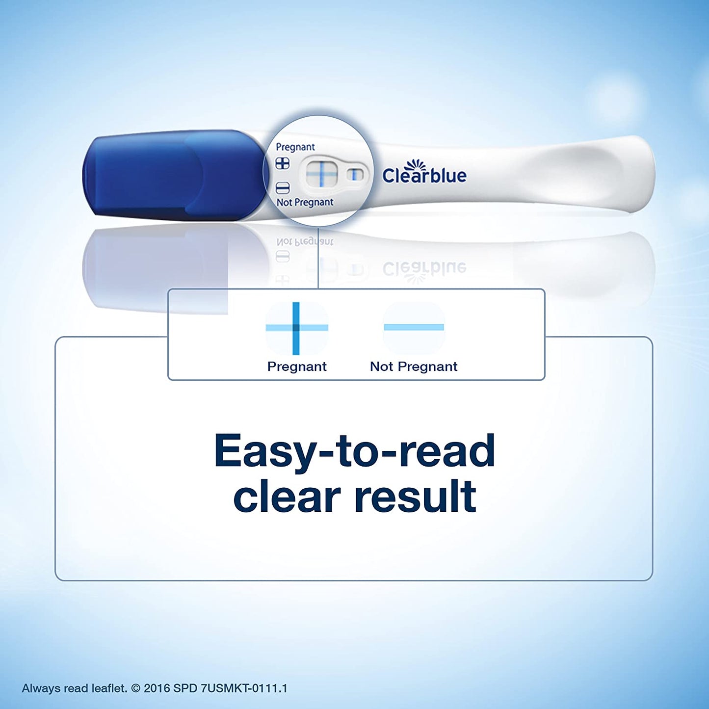 Clearblue Rapid Detection Pregnancy Test, 2 Tests NO BOX