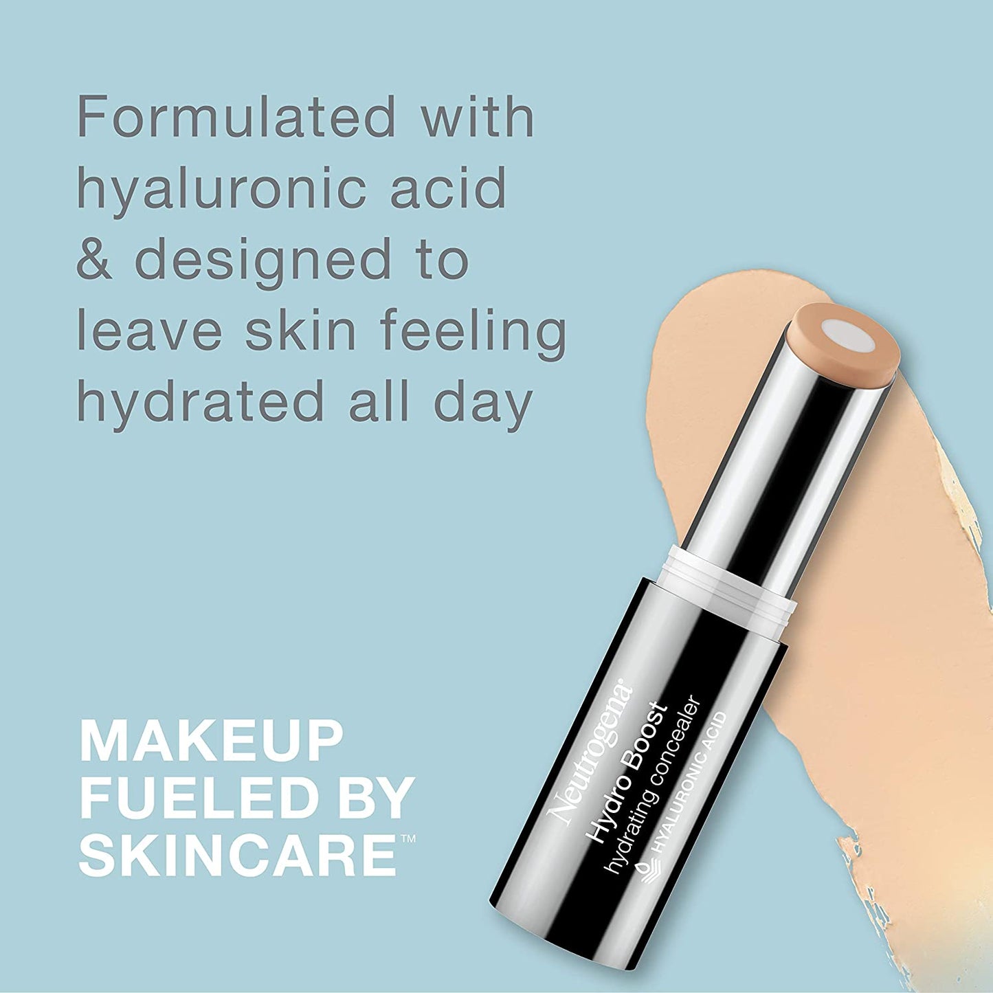 Neutrogena Hydro Boost Hydrating Concealer Hyaluronic Acid 0.12 Oz - Light (20)
