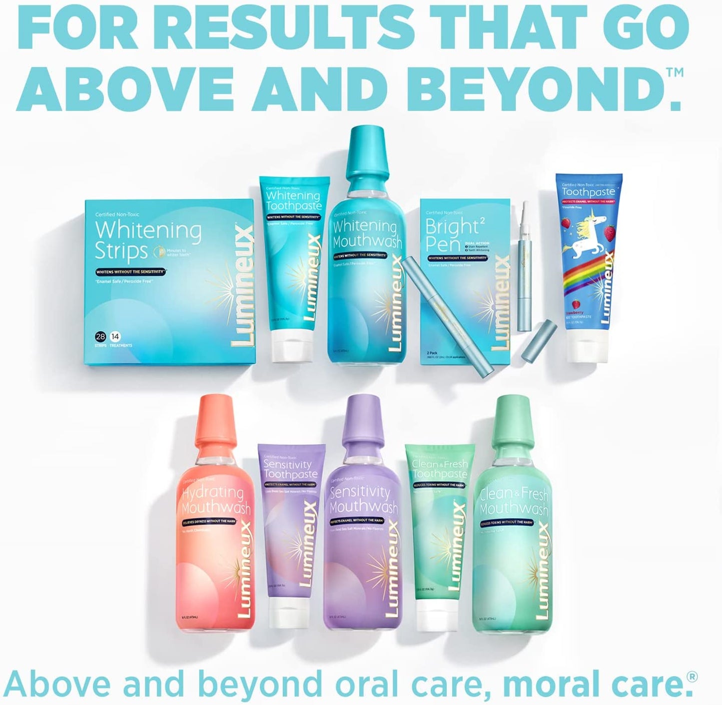 Lumineux Whitening Strips 30 minutes to Whiter Teeth Whitens (14 Strips)