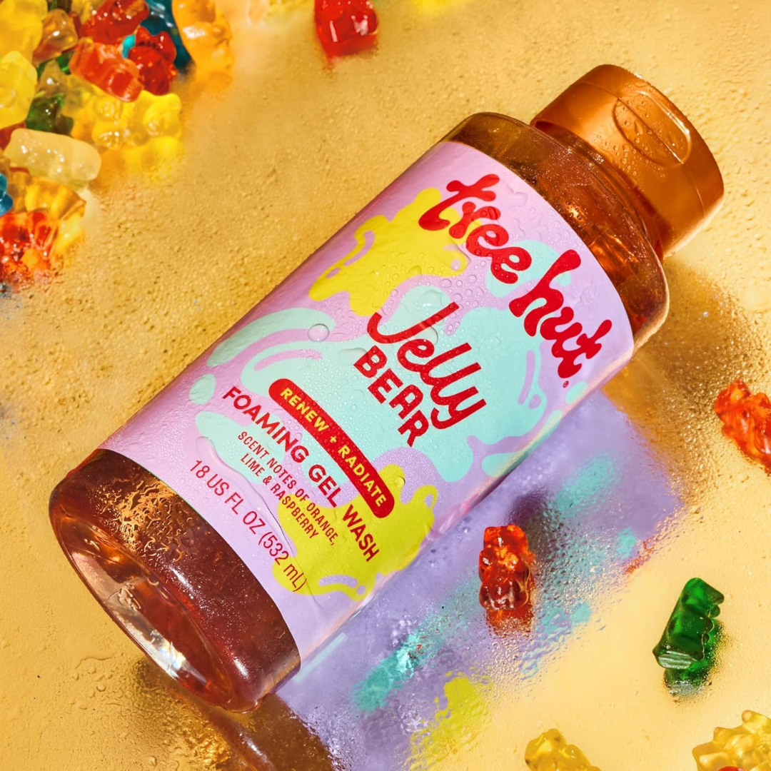 Tree Hut Jelly Bear Foaming Gel Wash Renew + Radiate, 18 oz / 532 ml