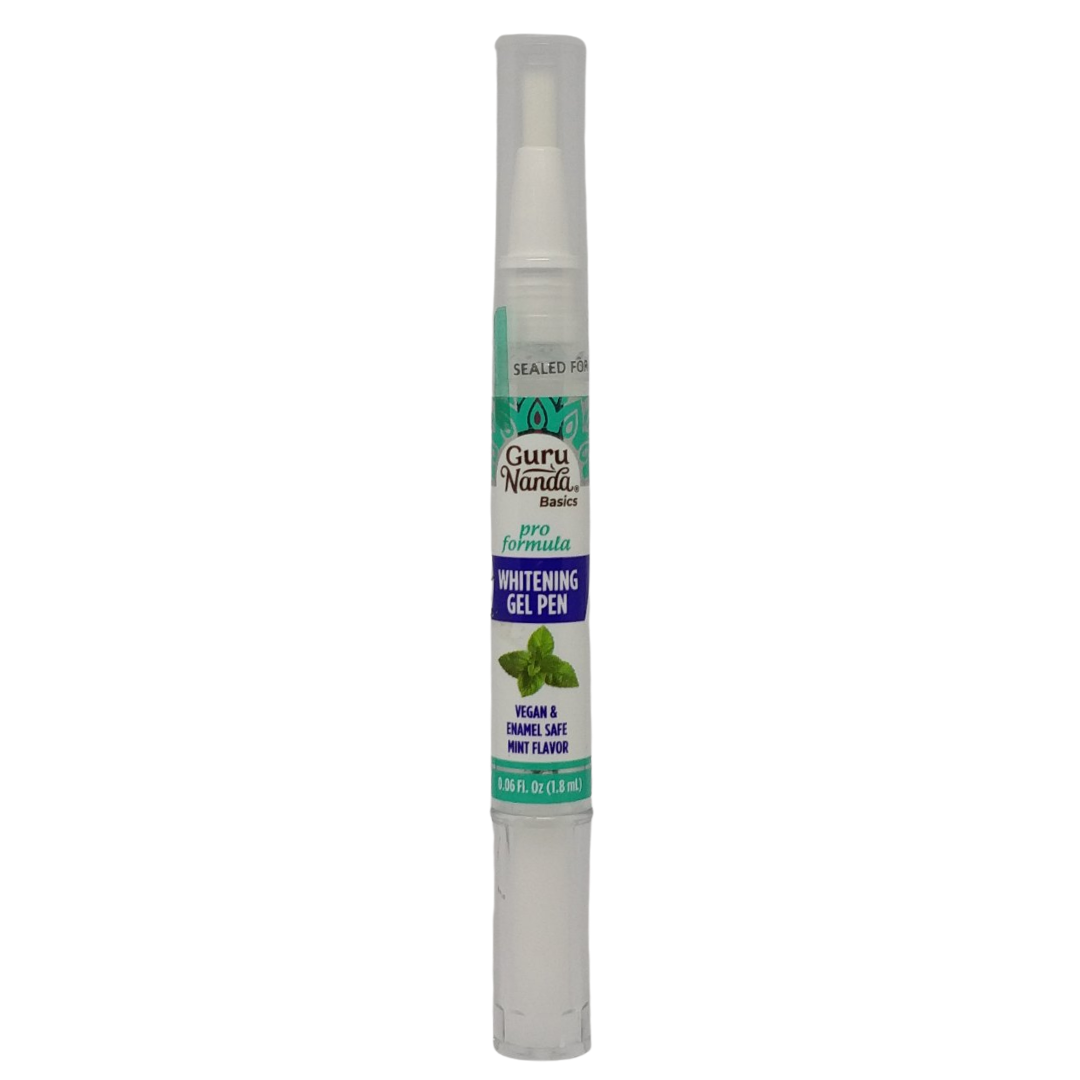 Guru Nanda Basics Whitening Gel Pen Mint, 0.06 oz / 1.8 ml