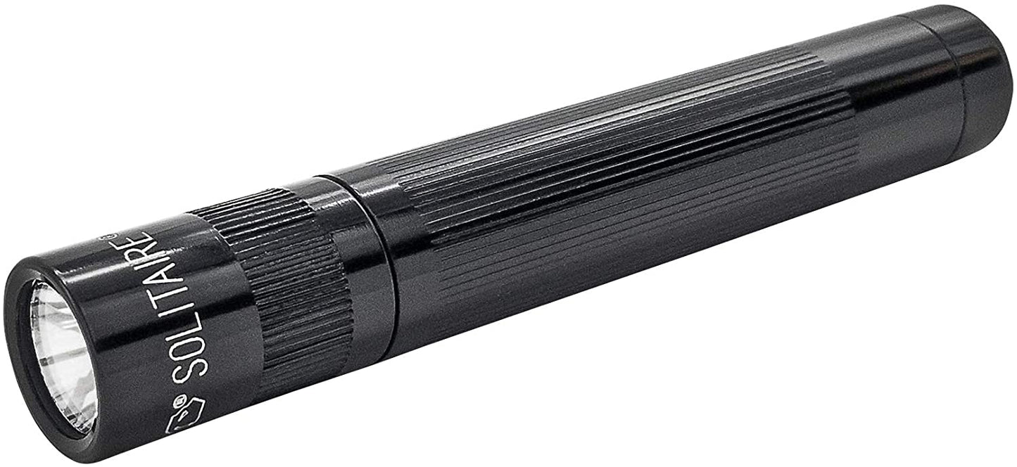 Maglite Solitaire LED Flashlight 1-Cell AAA, Black BATTERY INCLUDED & PACKAGING MAY VARY