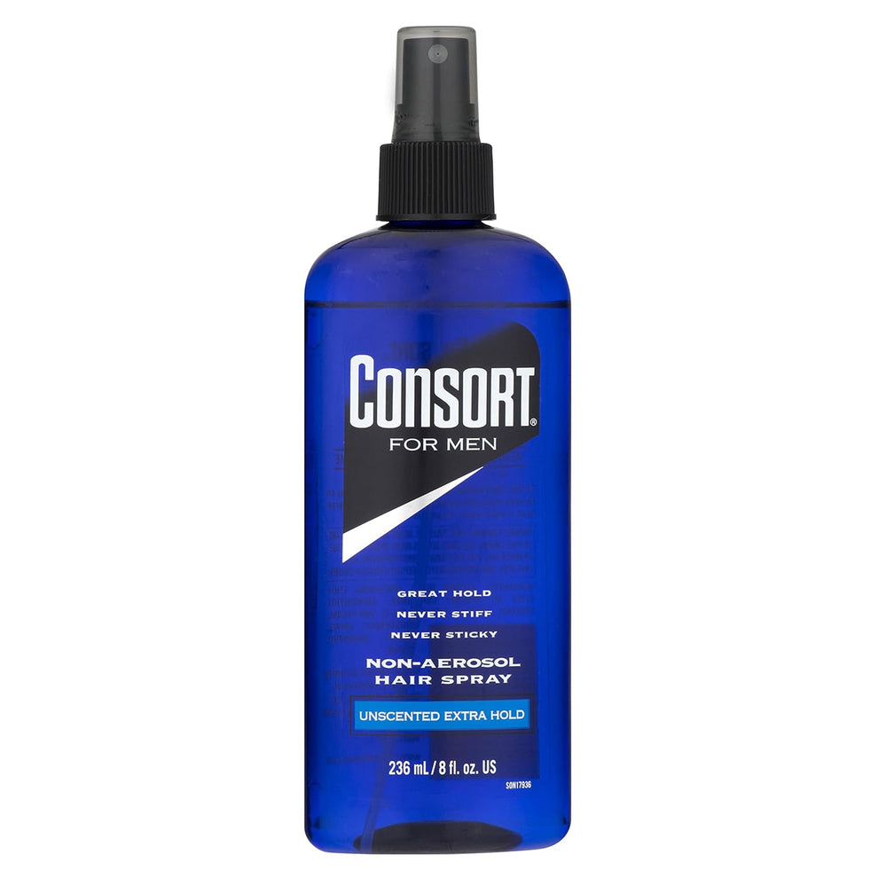 Consort Extra Hold Non-Aero Hair Spray Pump, Unscented, 8 Ounce ...