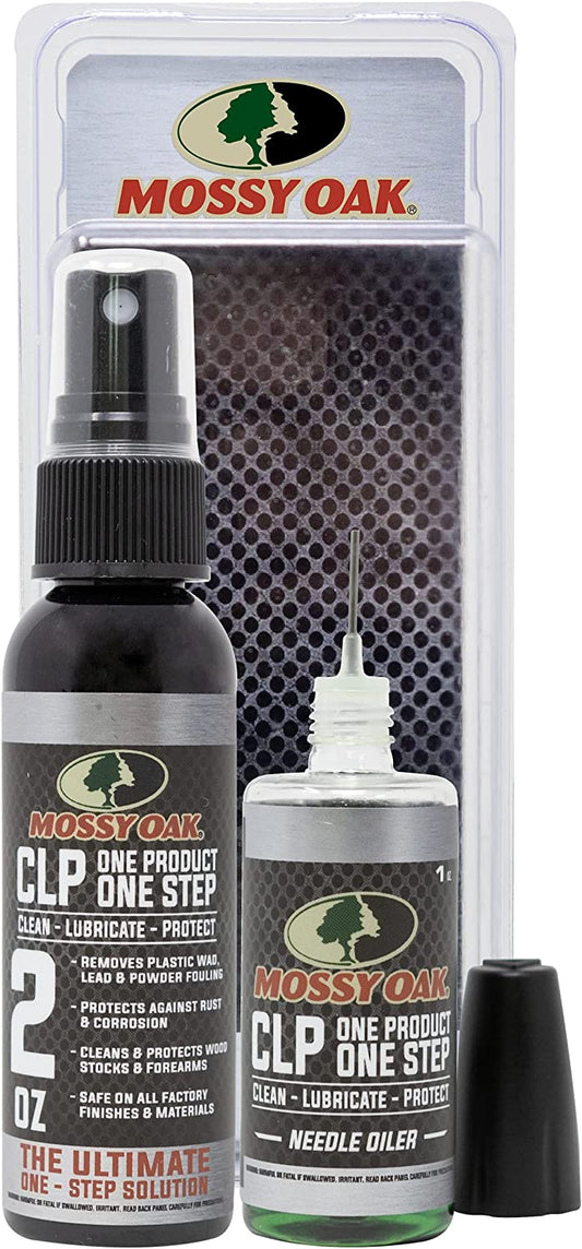 Mossy Oak Bore Oil Combo Kit Cleaner Lubricant & Protectant One-Step Cleaner and Oil Lubricant 2oz