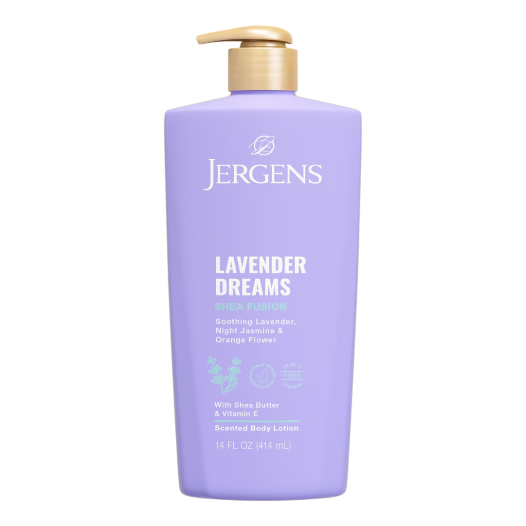 Jergens Lavender Dreams Shea Fusion Body Lotion, 14 oz / 414 ml
