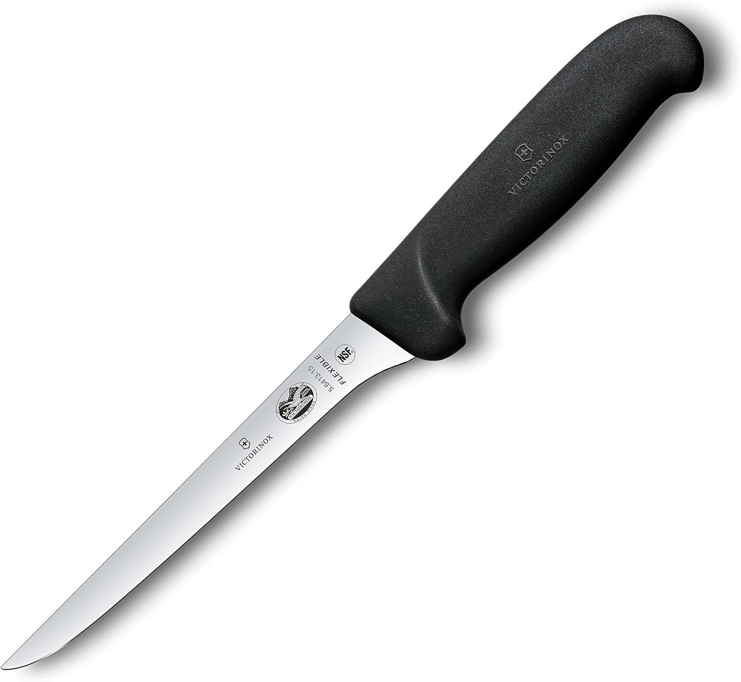 Victorinox Fibrox Pro 6-inch Boning Knife with Flexible Blade, Black