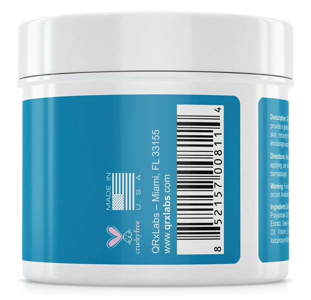 QRxLabs Glycolic Acid 20% Resurfacing Pads with Allantoin, Vitamins B5, C & E, Calendula & Green Tea Extract, 50 Textured Pads