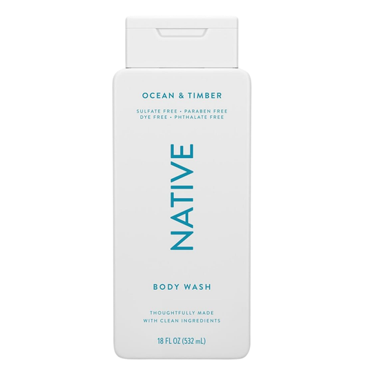 Native Body Wash  - Ocean & Timber 18 oz