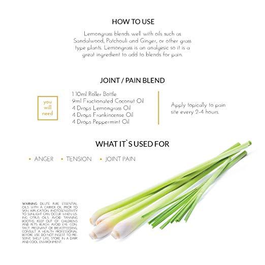 ArtNaturals 100% Pure and Natural Oil in Lemongrass, 10ml