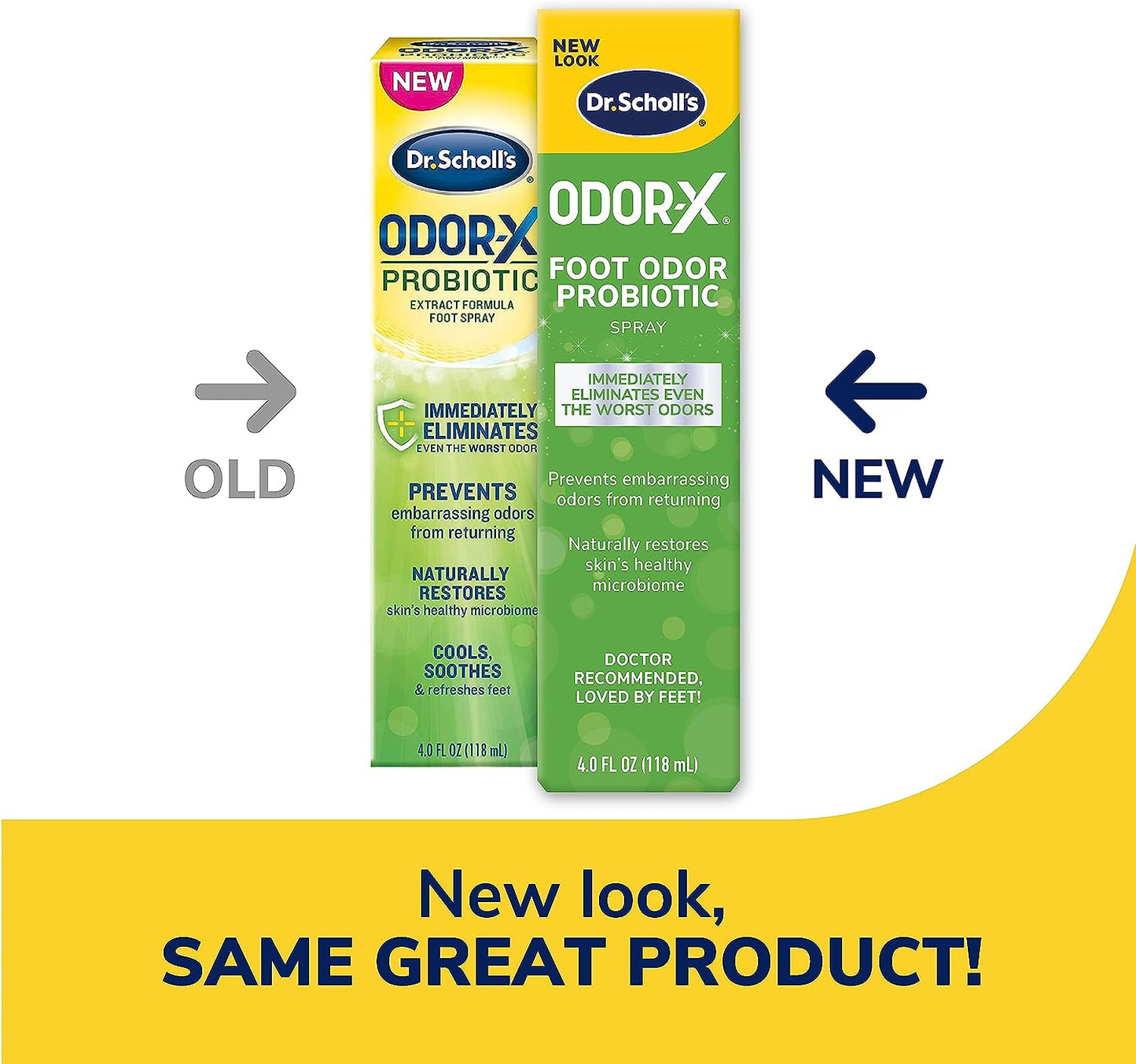 Dr. Scholl's Odor-X  Extract Formula Foot Spray 4.0 fl oz / 118ml