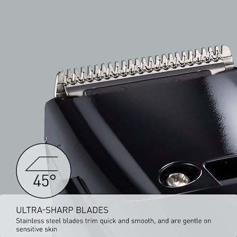 Panasonic ER-GB42-K (Black) Rechargeable Cordless Men's Beard/Hair Trimmer With Adjust Dial 19 Length Setting