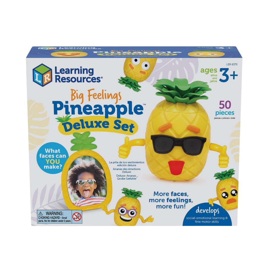 Learning Resources Big Feelings Pineapple Deluxe Set, Ages 3+ (50 Pieces)