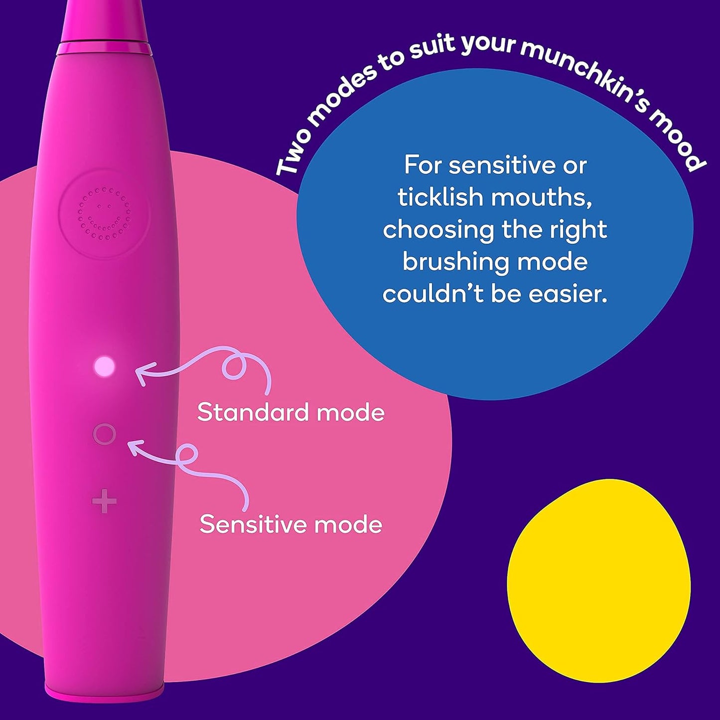 Burst Kids Purple Sonic Toothbrush for Ages 3+, 1 Count