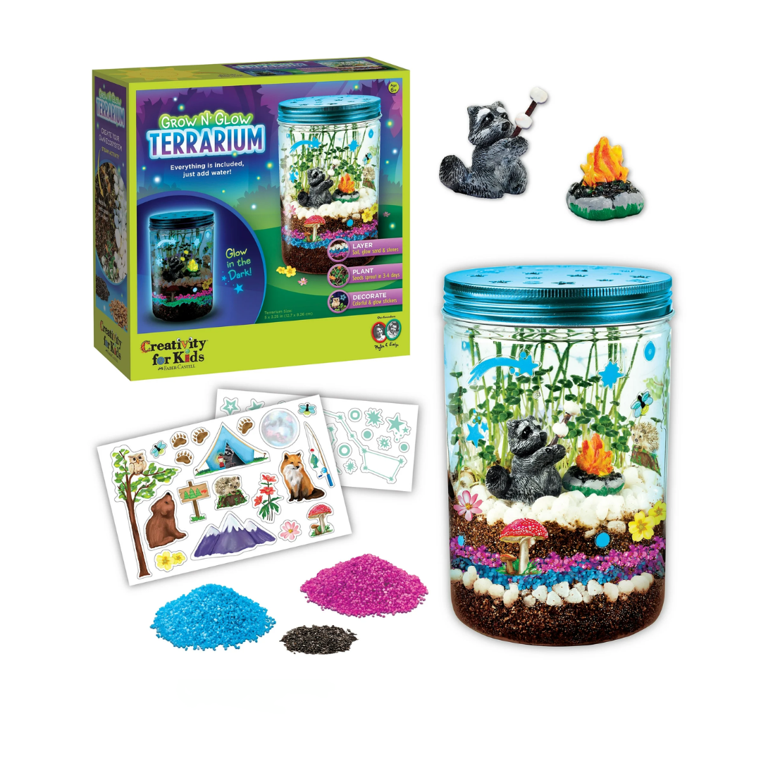 Creativity for Kids Grow 'N Glow Terrarium Kit for Kids