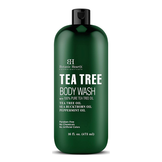 Botanic Hearth Tea Tree Body Wash with 100% Pure Tea Tree Oil 473ml