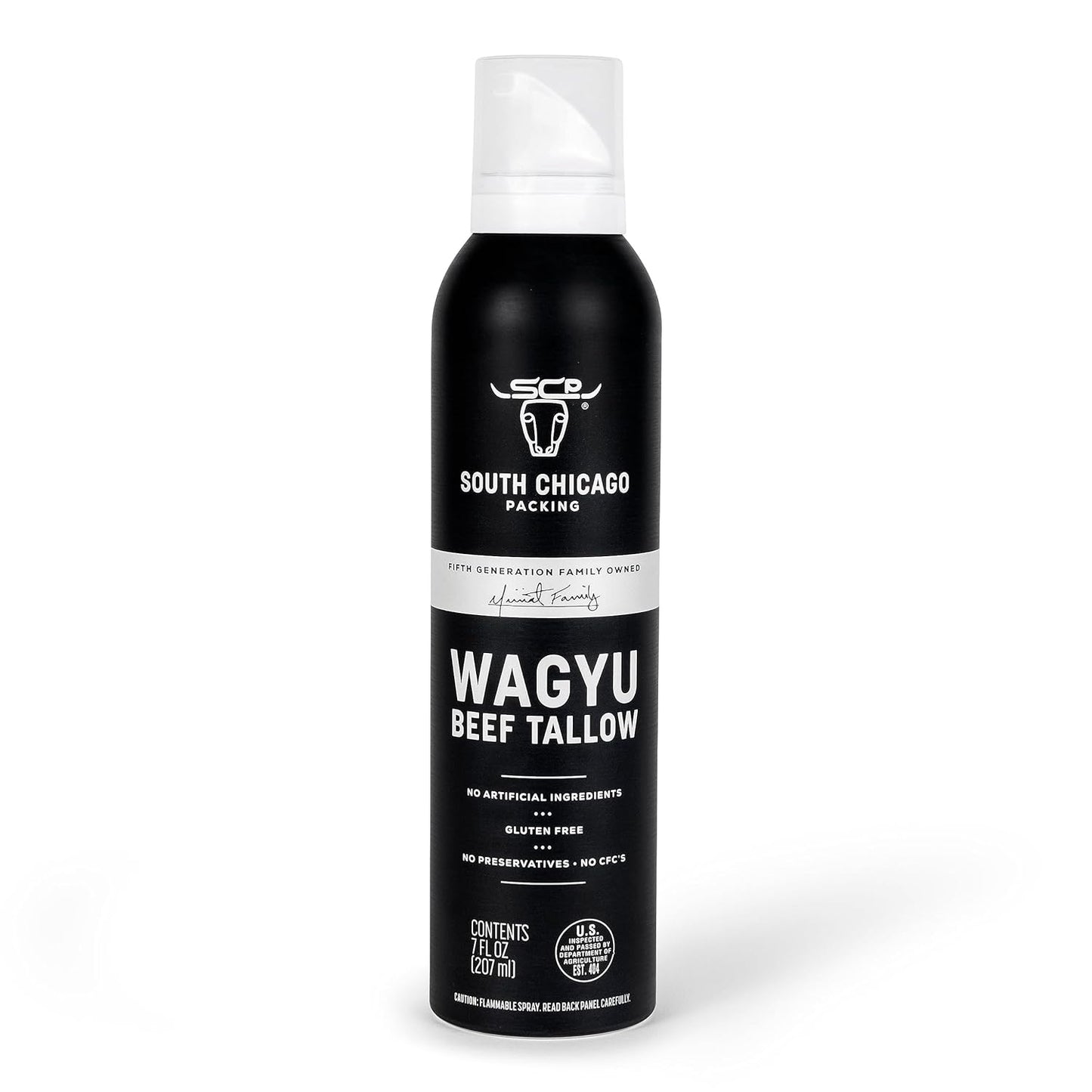 South Chicago Packing Wagyu Beef Tallow Cooking Oil Spray, 207 ml / 7 fl. oz.