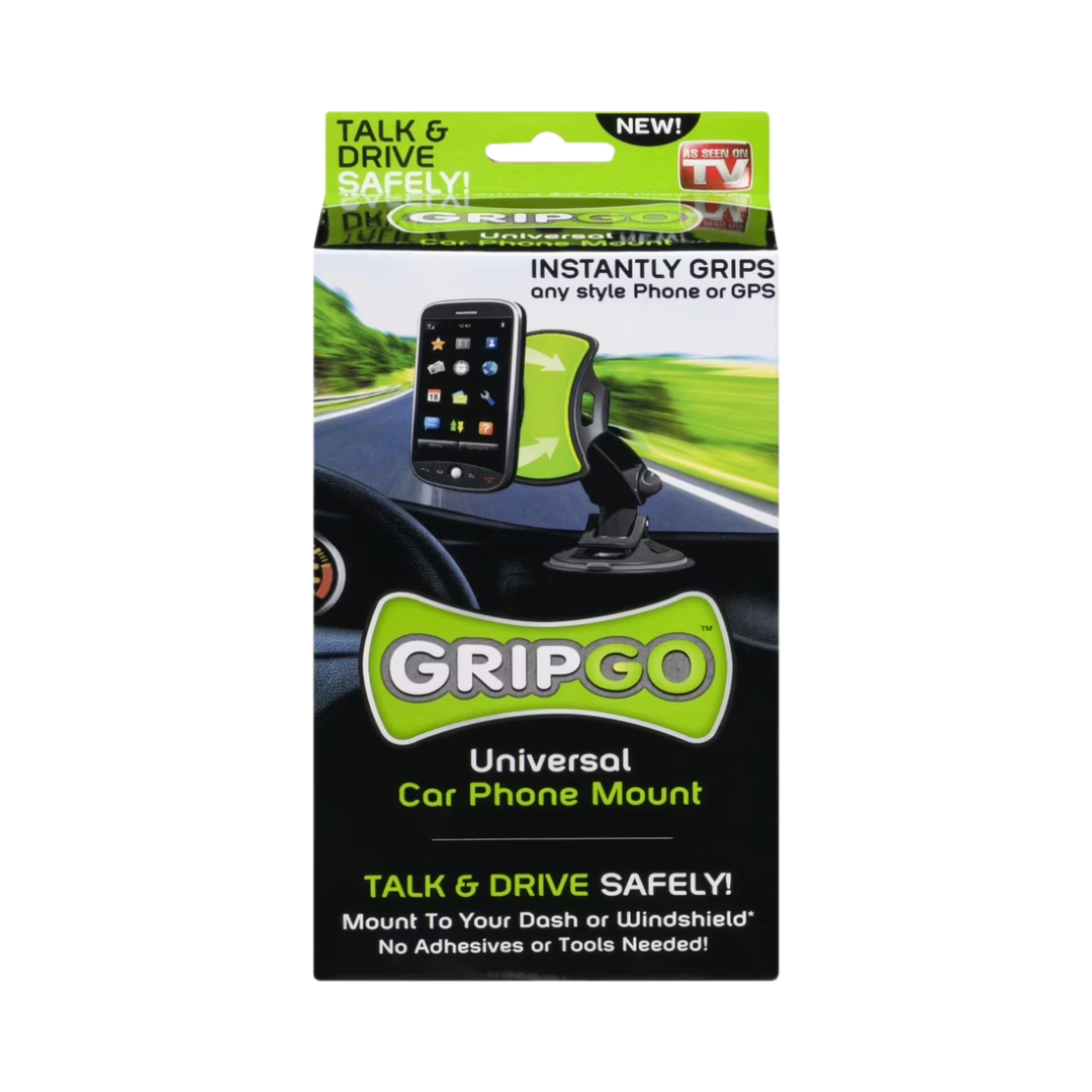 GripGo Universal Car Phone Mount