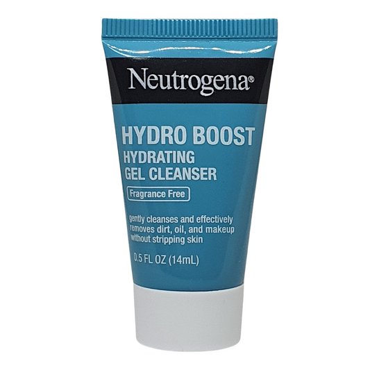 Neutrogena Hydro Boost Hydrating Gel Cleanser, Fragrance Free, 0.5 fl oz / 14 mL