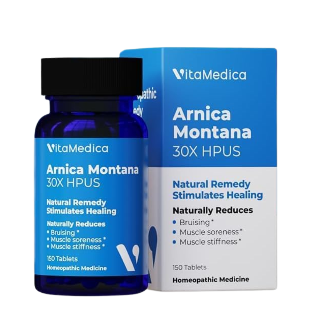 VitaMedica Arnica Montana 30X HPUS Natural Remedy Homeopathic Medicine, 150 Tablets
