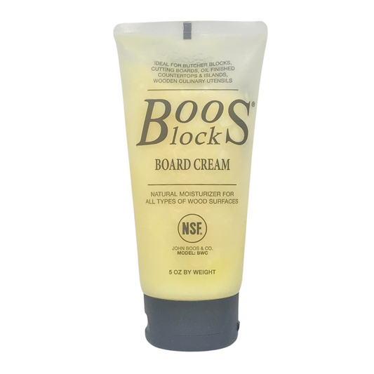John Boos Block Board Cream Natural Moisturizer for All Types of Wood Surfaces 5 Oz (BWC)