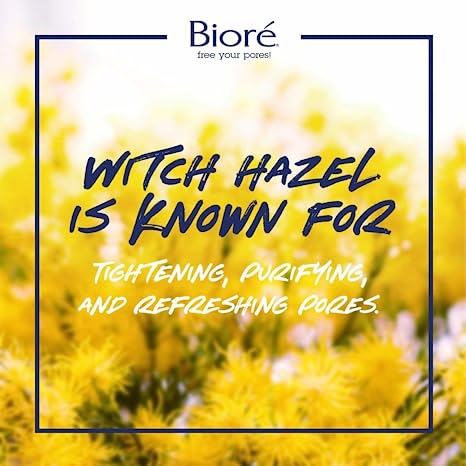 Biore Clear and Breathable Witch Hazel Cooling Cleanser, 6.77 fl oz