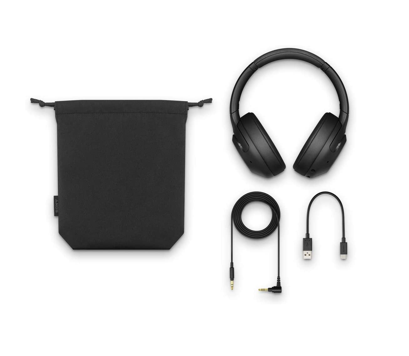 Sony WHXB900N Noise Cancelling Headphones, Wireless Bluetooth Over the Ear Headset, Black