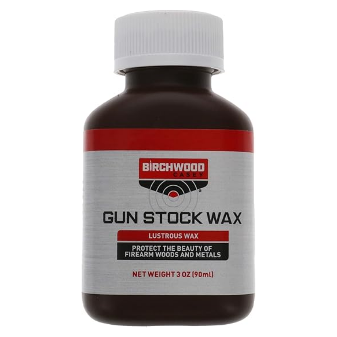 Birchwood Casey Lustrous Stock Wax Gun Cleaner, 90 ml / 3 oz.
