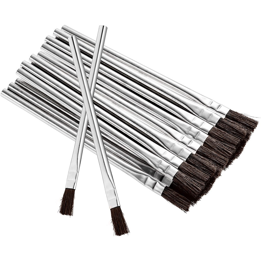 RAM-PRO 36 Flexible Bristle Tin/Metal Tubular Ferrule Handle Acid/Flux Brushes for Home/School/Shop