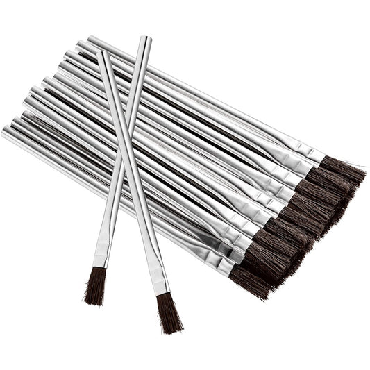 RAM-PRO 36 Flexible Bristle Tin/Metal Tubular Ferrule Handle Acid/Flux Brushes for Home/School/Shop