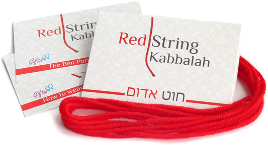 5 Pieces Original Kabbalah Red String Bracelet, 100% Wool, Powerful Protection for You and Your Family Against the Evil Eye from Rachel’s Tomb in Israel