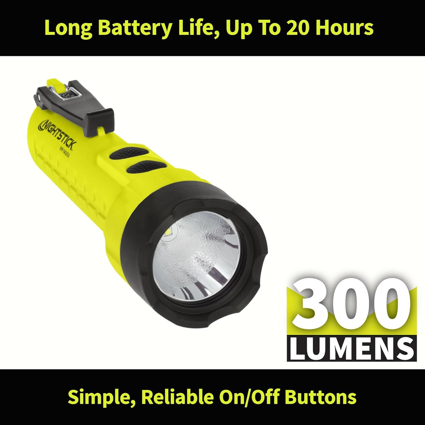 Nightstick Dual Light Flashlight XPP-5422GX 300 Lumens
