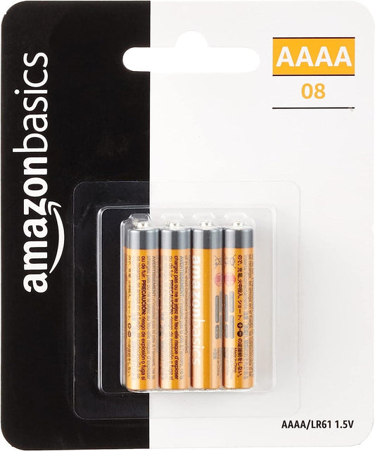 AmazonBasics AAAA 1.5 Volt Everyday Alkaline Batteries, 8 Pack